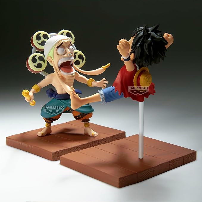 Banpresto - One Piece - Log Stories - Monkey D. Luffy & Enel, Bandai Spirits World Collectable Figure - Figurio