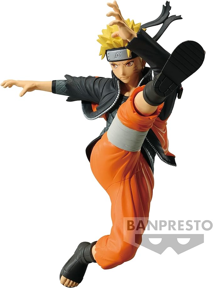 Banpresto - Naruto Shippuden - Uzumaki Naruto IV, Bandai Spirits Vibration Stars Figure - Figurio