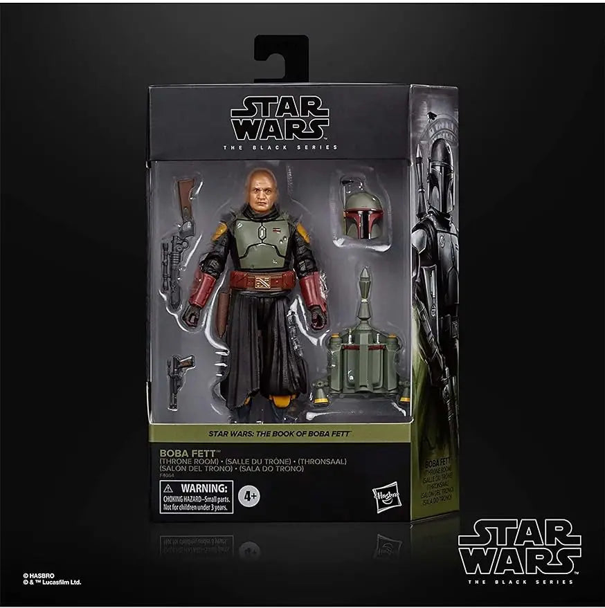 STAR WARS The Black Series Boba Fett (Throne Room) Toy 6-Inch-Scale The Book of Boba Fett Collectible Figure, Kids Ages 4 and Up - Figurio