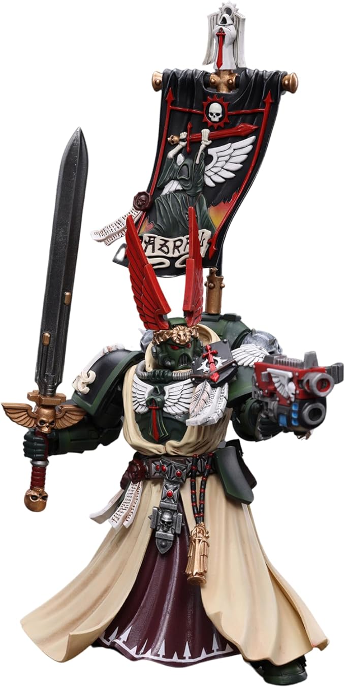 JOYTOY 1/18 Warhammer 40,000 Action Figure Dark Angels Supreme Grand Master Azrael Anime Collection Model Gift - Figurio