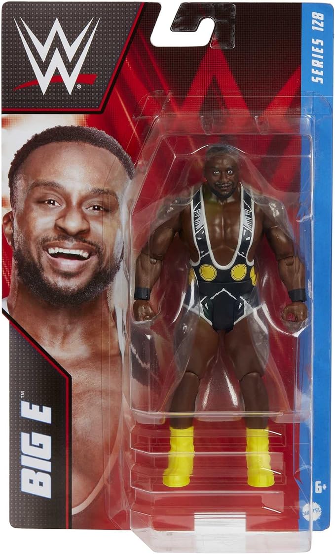 Mattel WWE Basic Action Figure, Big E, Posable 6-inch Collectible for Ages 6 Years Old & Up - Figurio