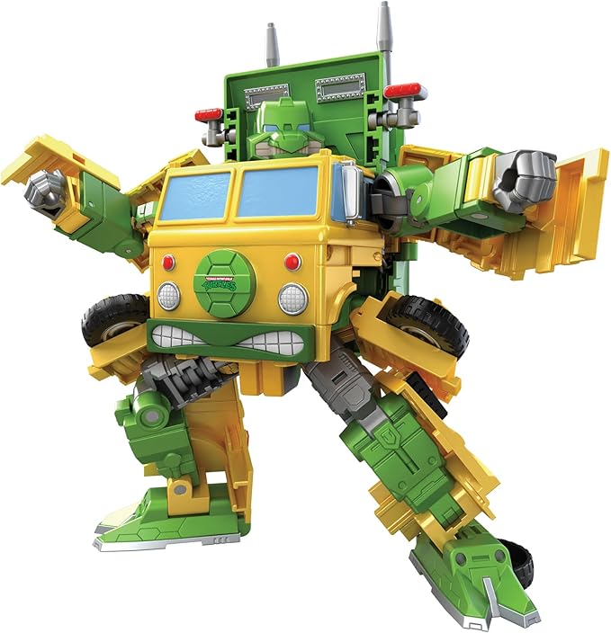 Transformers Collaborative Teenage Mutant Ninja Turtles x Toy Party Wallop, 7-inch Action Figure, 8+ - Figurio