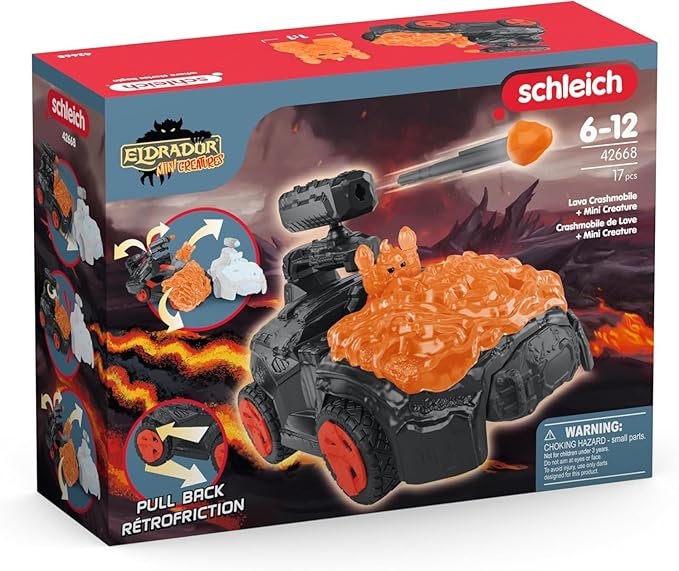 Schleich Lava CrashMobile with Mini Creature - Figurio