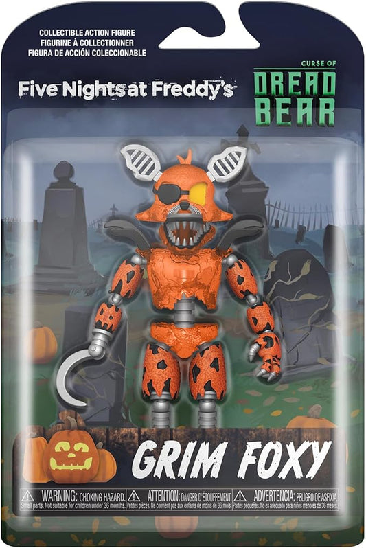 Funko Action Figure: Five Nights at Freddy's (FNAF) Dreadbear - Grim Foxy - Collectible - Gift Idea - Official Merchandise - for Boys, Girls, Kids & Adults - Video Games Fans - Figurio