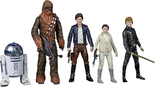 STAR WARS Celebrate The Saga Toys Rebel Alliance Figure Set, 3.75-Inch-Scale Collectible Action Figure 5-Pack, Toys for Kids Ages 4 & Up (Amazon Exclusive) - Figurio