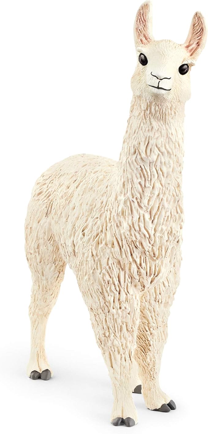 Schleich Farm World, Realistic Farm Animal Toys for Boys and Girls Ages 3 and Above, Llama Toy Figurine - Figurio