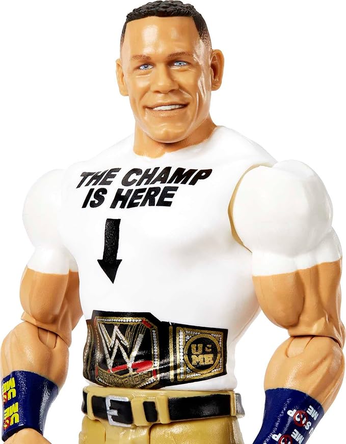 Mattel WWE John Cena Basic Action Figure, Posable 6-inch Collectible for Ages 6 Years Old & Up - Figurio