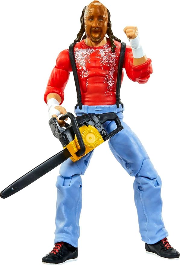 Mattel WWE Chainsaw Charlie Elite Collection Action Figure with Accessories, Articulation & Life-like Detail, 6-inch - Figurio