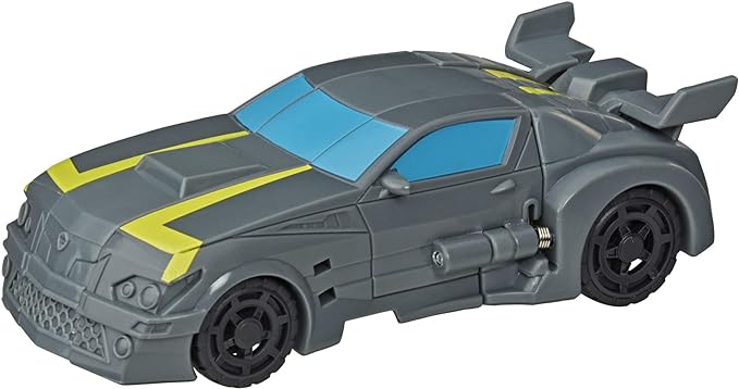 Transformers Bumblebee Cyberverse Adventures Action Attackers: 1-Step Stealth Force Bumblebee Figure, Shadow Shot Action Attack, 4.25-inch - Figurio