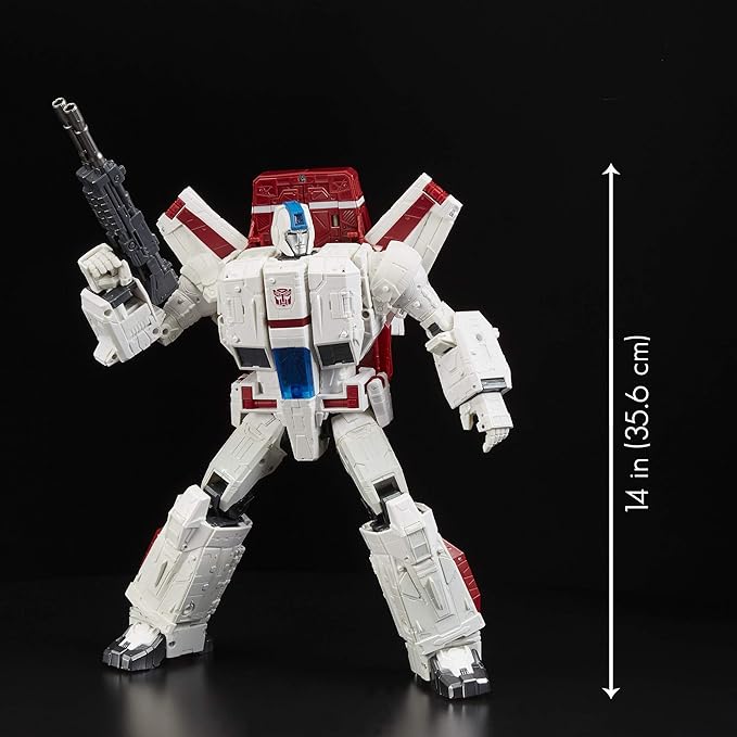 Transformers Toys Generations War for Cybertron Commander Wfc-S28 Jetfire Action Figure - Siege Chapter - Adults & Kids Ages 8 & Up, 11" - Figurio