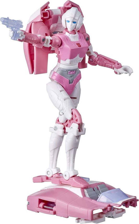 Transformers Toys Generations War for Cybertron: Earthrise Deluxe WFC-E17 Arcee Action Figure - Kids Ages 8 and Up, 5.5-inch - Figurio