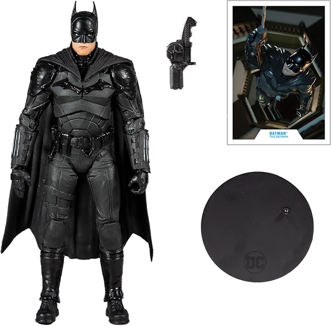 DC Batman: The Batman (Movie) 7" Action Figure with Accessories - Figurio