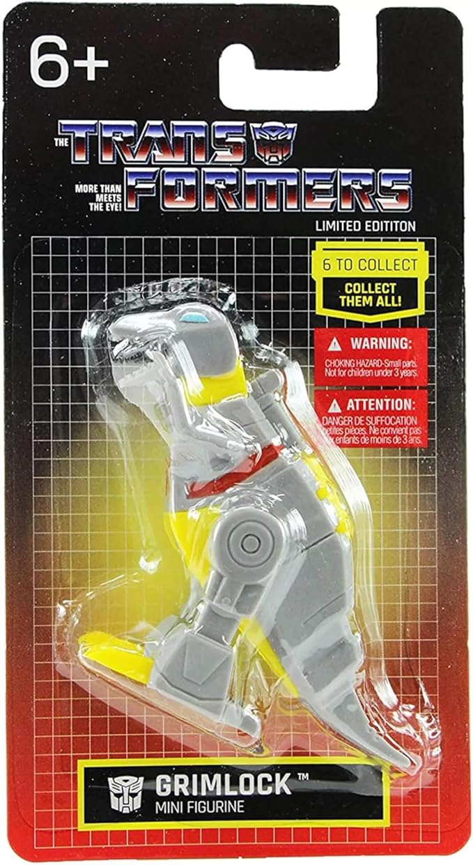 Limited Edition Transformers 2.5" Mini Figure Collectible Twin Packs - Grimlock & Soundwave - Figurio