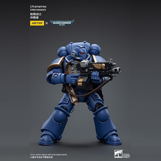 JOYTOY 1/18 Action Figure Warhammer 40,000 Ultramarines Intercessors Ver.3 4.96 Inch Movable Model Collectible Figurine - Figurio