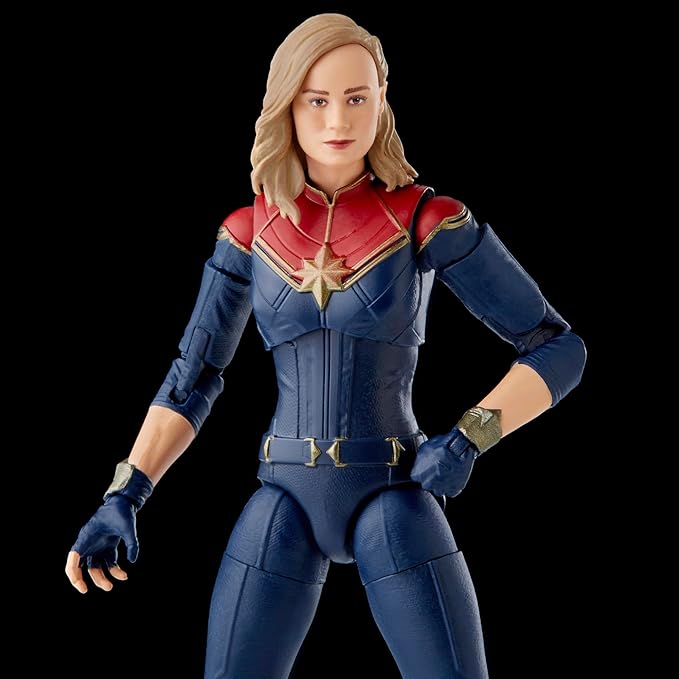 Marvel Legends Series Captain Marvel, The Marvels 6-Inch Collectible Action Figures, Toys for Ages 4 and Up - Figurio