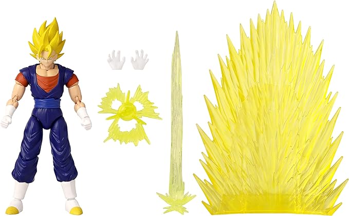 Dragon Stars Series - Dragon Ball Super - Super Saiyan Vegito, 6" Action Figure Power Up Pack - Figurio