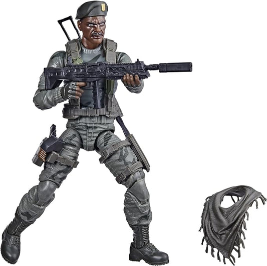 G.I. Joe Classified Series Lonzo Stalker Wilkinson Action Figure 46 Collectible Toy, Multiple Accessories 6-Inch-Scale, Custom Package Art - Figurio