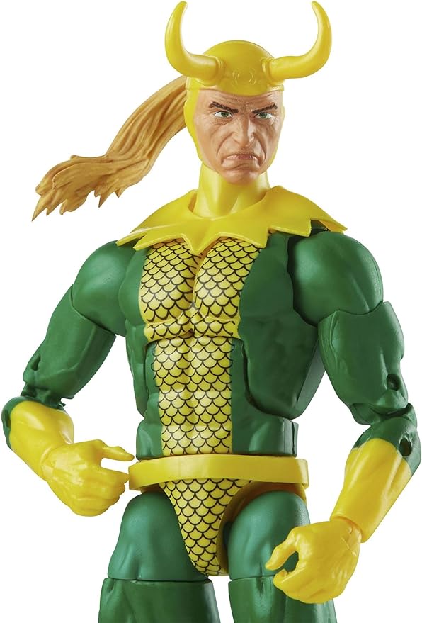 Marvel Legends Series Loki 6-inch Retro Packaging Action Figure Toy, 3 Accessories - Figurio