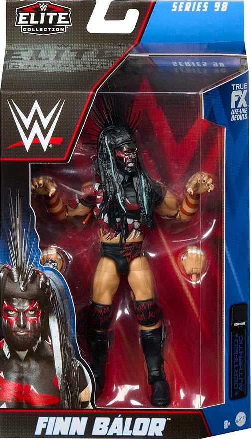 Mattel WWE Finn Balor Elite Collection Action Figure, Deluxe Articulation & Life-like Detail with Iconic Accessories, 6-inch - Figurio