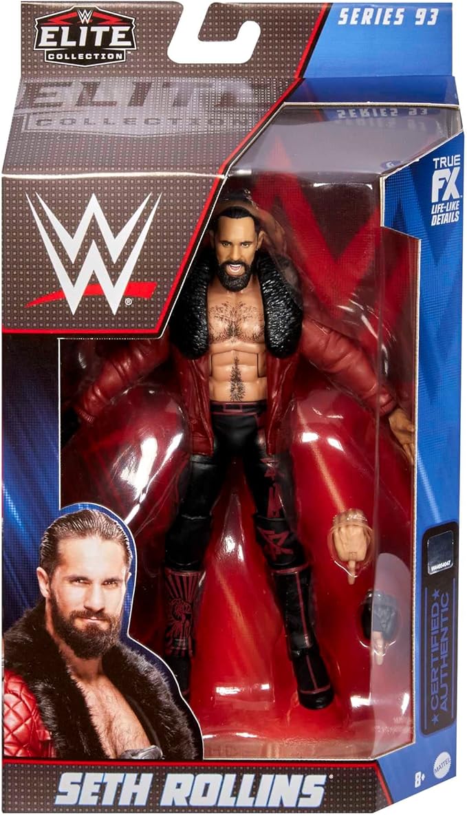 Mattel WWE Elite Collection Seth Rollins 6-inch Posable Action Figure - Figurio