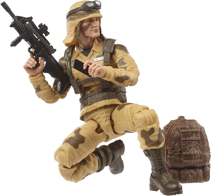 G.I. Joe Classified Series Dusty Action Figure 49 Collectible Premium Toys with Multiple Accessories 6-Inch-Scale with Custom Package Art - Figurio