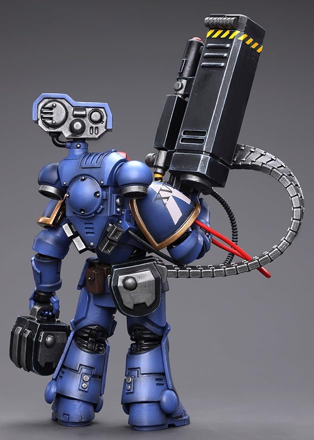 JOYTOY Warhammer 40K 1/18 Action Figures, Ultramarines Desolation Sergeant with Vengor Launcher Perfect for Collectors & Decor, Ideal Gift for Birthdays, Christmas, Character Figure - JT8803 - Figurio