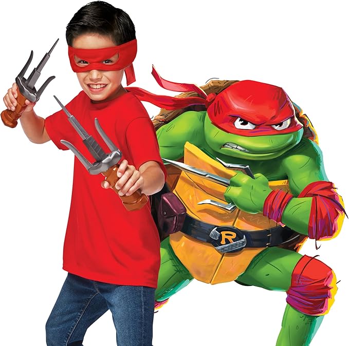 Teenage Mutant Ninja Turtles: Mutant Mayhem Raphael Sai's Basic Role Play Set by Playmates Toys - Figurio