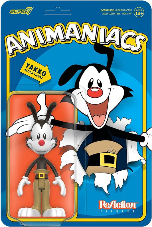 Super7 Animaniacs Yakko Warner - 3.75" Animaniacs Action Figure Classic TV Show Collectibles and Retro Toys - Figurio