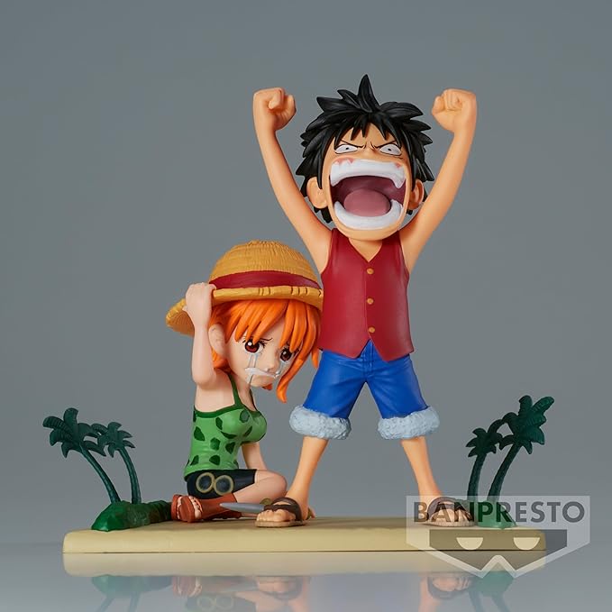 Banpresto - One Piece - Log Stories - Luffy & Nami, Bandai Spirits World Collectable Figure - Figurio