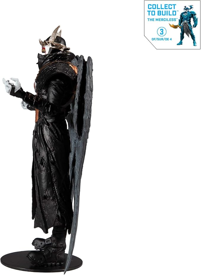 DC Multiverse Batman Who Laughs with Sky Tyrant Wings 7" Action Figure and Build-A Parts for 'The Merciless' Figure - Figurio