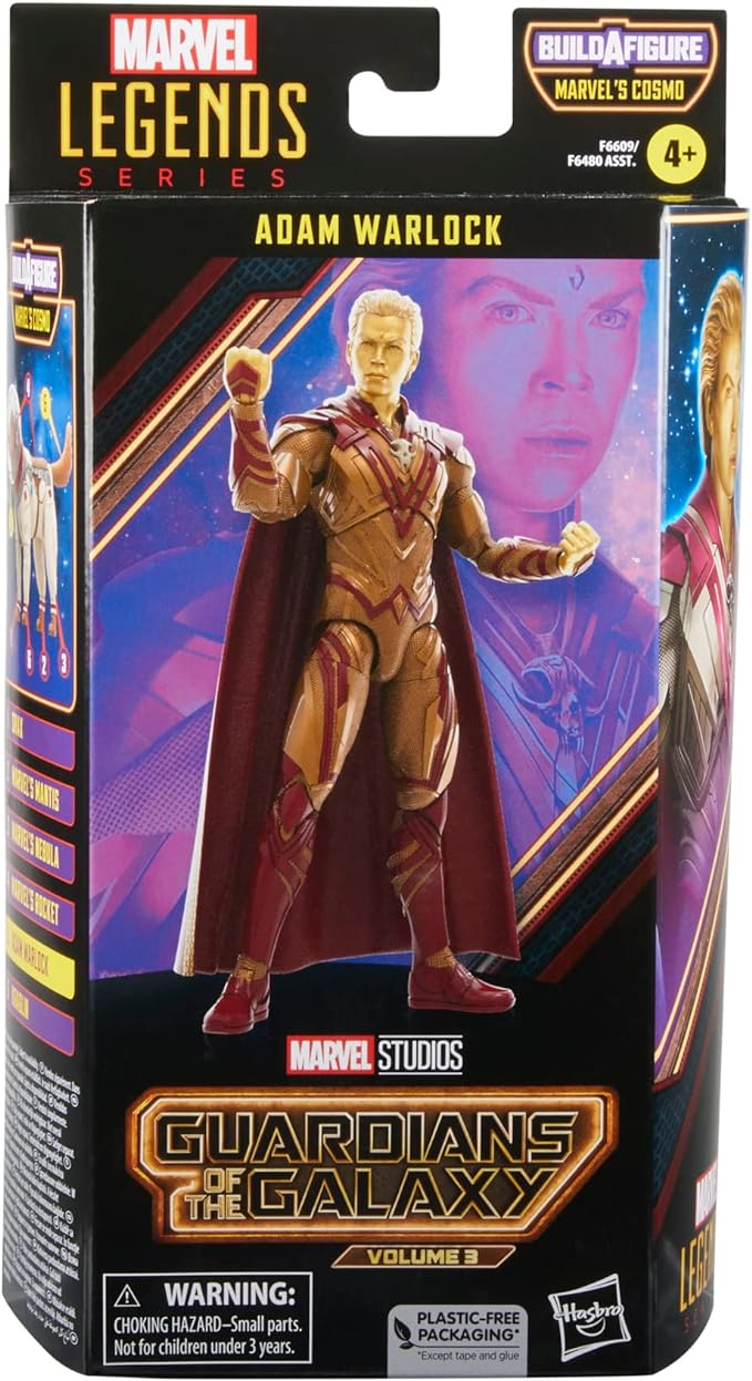 Marvel Legends Series Adam Warlock, Guardians of The Galaxy Vol. 3 6-Inch Collectible Action Figures, Toys for Ages 4 and Up - Figurio