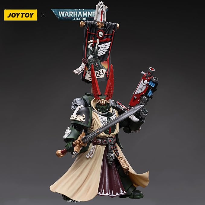 JOYTOY 1/18 Warhammer 40,000 Action Figure Dark Angels Supreme Grand Master Azrael Anime Collection Model Gift - Figurio