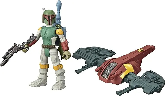 STAR WARS Mission Fleet Gear Class Boba Fett Capture in The Clouds 2.5-Inch-Scale Figure and Vehicle, Toys for Kids Ages 4 and Up - Figurio