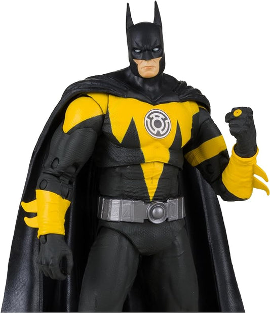 McFarlane Toys Multiverse Batman (Sinestro Corps) Gold Label 7in Action Figure Toys,Yellow (17041) - Figurio