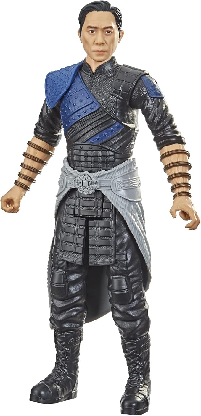 Marvel Hasbro Titan Hero Series Shang-Chi and The Legend of The Ten Rings Action Figure 12-inch Toy Wenwu for Kids Age 4 and Up, Black - Figurio