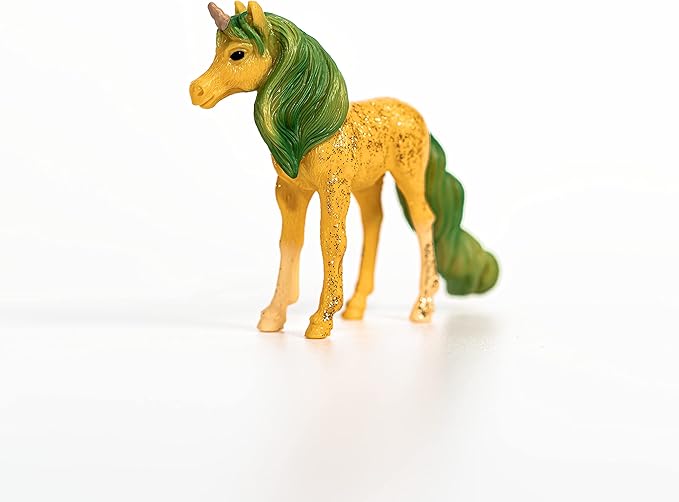 SCHLEICH bayala, Unicorn Toys, Unicorn Gifts for Girls and Boys 5-12 Years Old, Pineapple Unicorn Foal , Yellow - Figurio