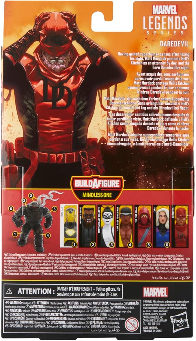 Marvel Hasbro Legends Series Daredevil, Knights Collectible Comics 6 Inch Action Figures, Legends Action Figures - Figurio