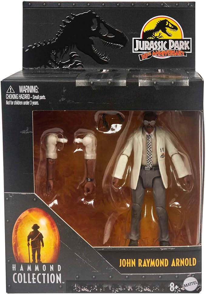 Mattel Jurassic World Mattel Jurassic Park Hammond Collection Human Action Figure, Ray Arnold with Articulation, 3.75-in Tall - Figurio