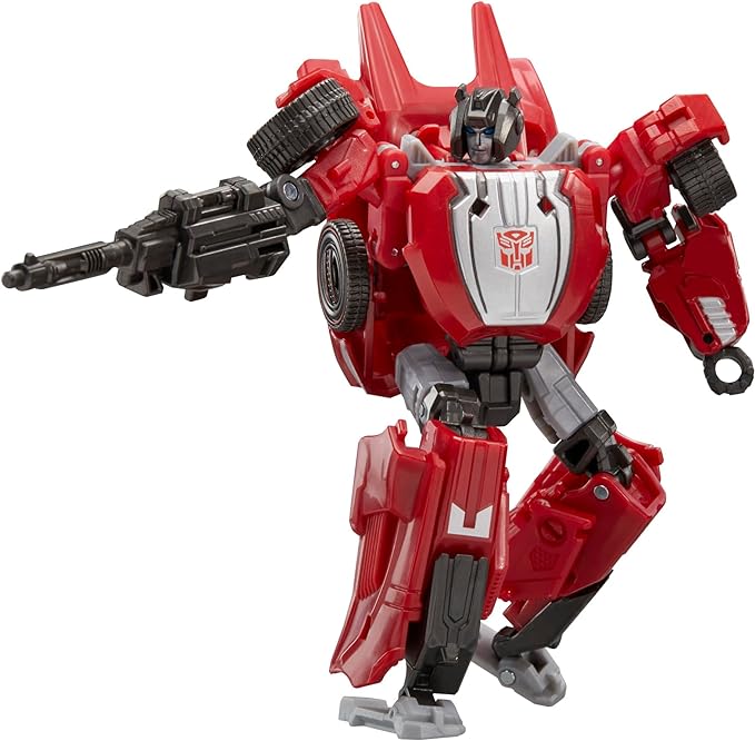 Transformers Toys Studio Series Deluxe War for Cybertron 07 Gamer Edition Sideswipe, 4.5-inch Converting Action Figure, 8+ - Figurio