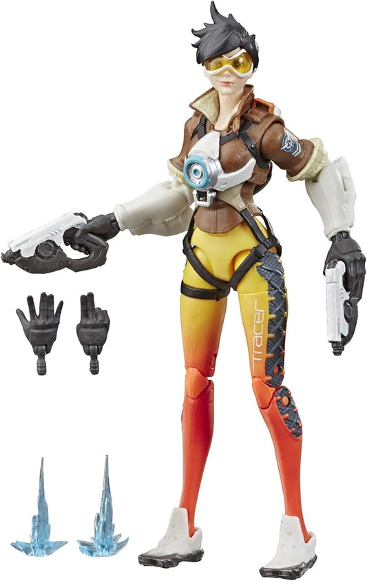 Hasbro Toys Overwatch Ultimates Series Tracer 6" Collectible Action Figure - Figurio