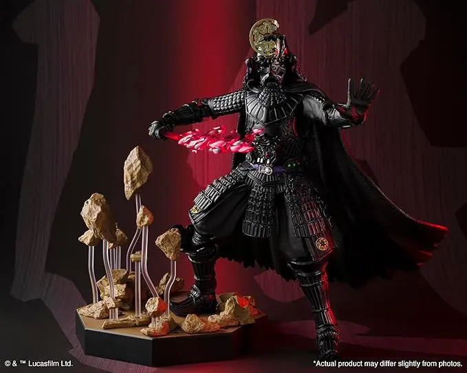 TAMASHII NATIONS - Star Wars: Obi-Wan Kenobi - Samurai Taisho Darth Vader (Vengeful Spirit), Bandai Spirits Meisho Movie Realization Action Figure - Figurio