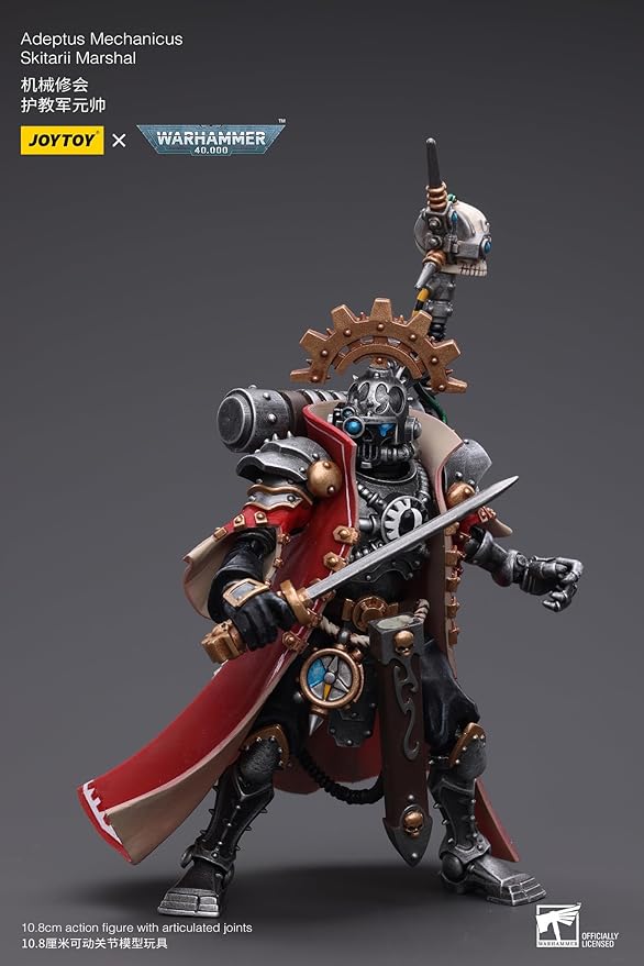 JoyToy Warhammer 40K: Adeptus Mechanicus Skitarii Marshal 1:18 Scale Action Figure - Figurio