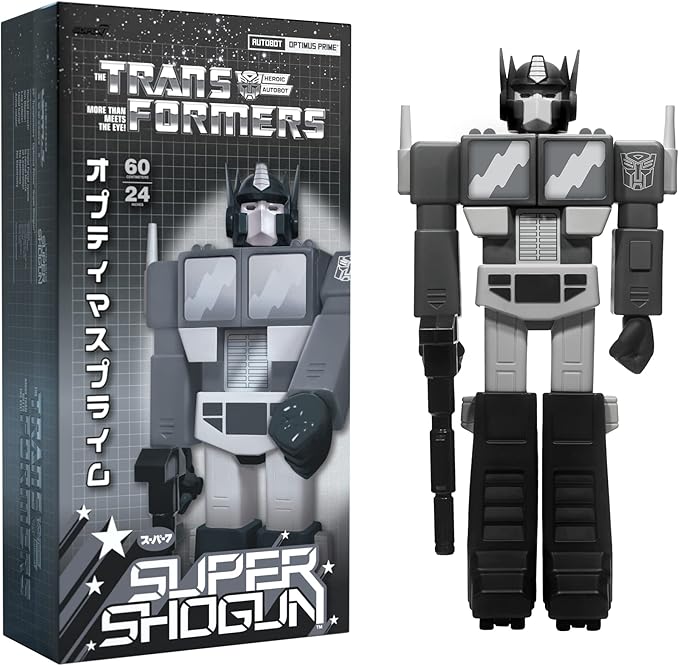 Super7 Transformers Optimus Prime Fallen Leader - 24" Transformers Super Shogun Action Figure Classic Cartoon Collectibles and Retro Toys - Figurio