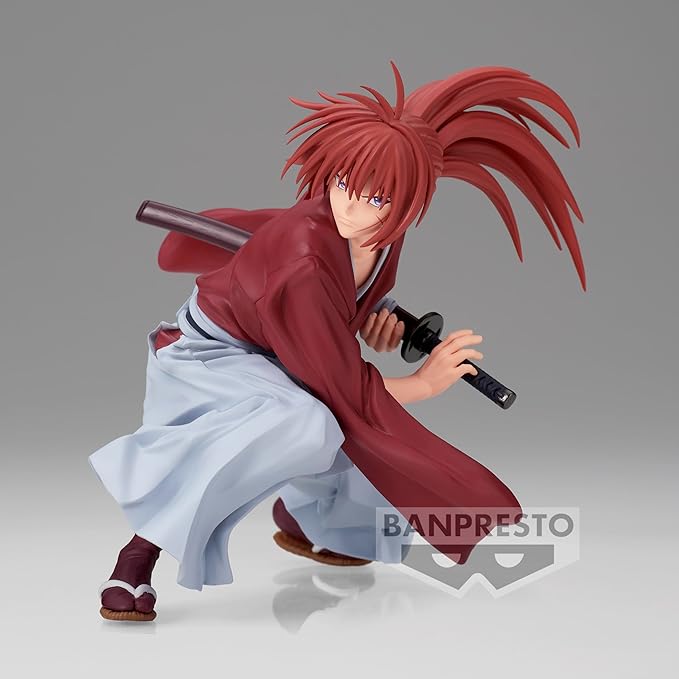 Banpresto - Rurouni Kenshin - Kenshin Himura, Bandai Spirits Vibration Stars Figure - Figurio