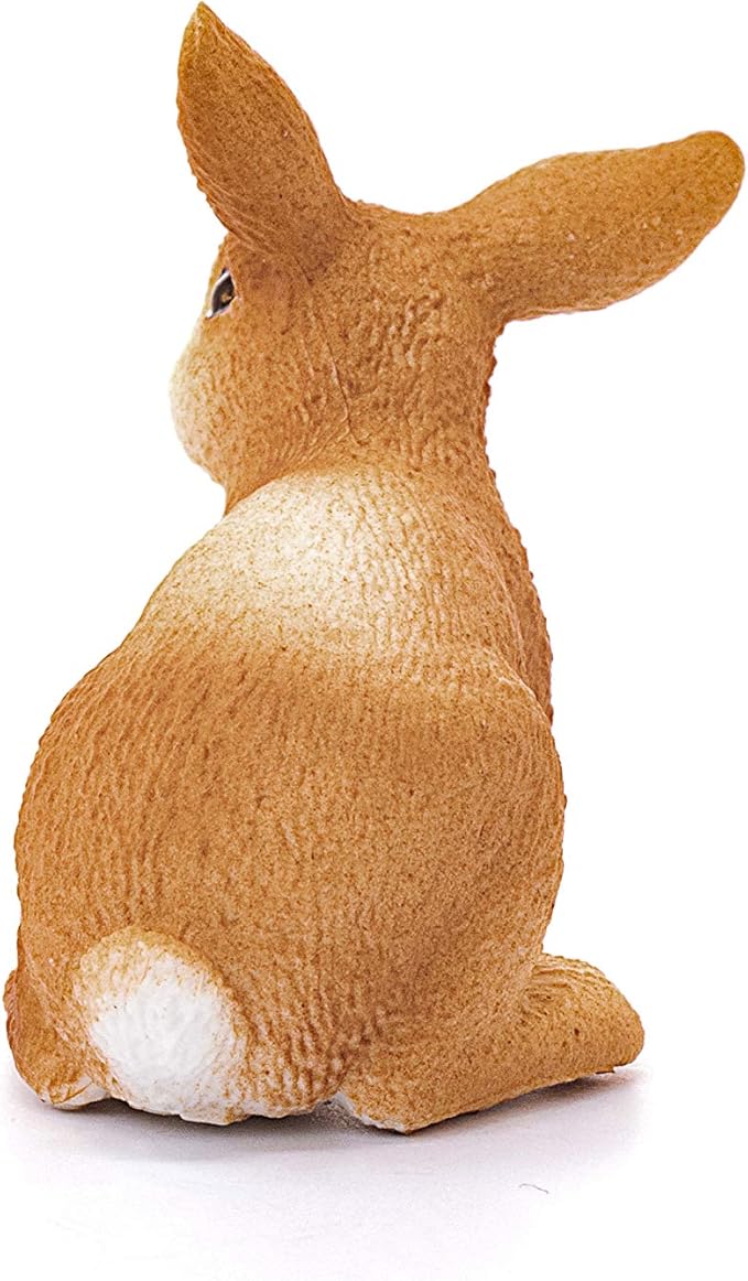 Schleich Farm World, Farm Animal Toys for Boys and Girls Ages 3 and Above, Bunny Rabbit Toy - Figurio