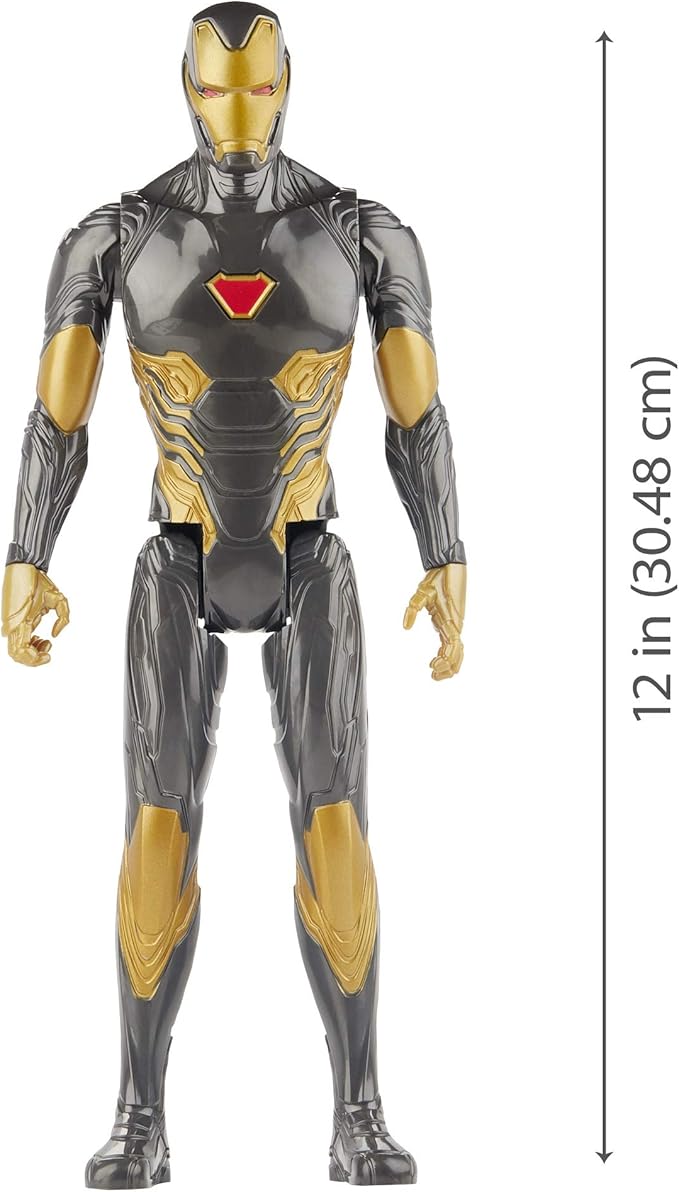 Avengers Marvel Titan Hero Series Blast Gear Iron Man Action Figure, 12-Inch Toy, Inspired by The Marvel Universe, for Kids Ages 4 and Up - Figurio