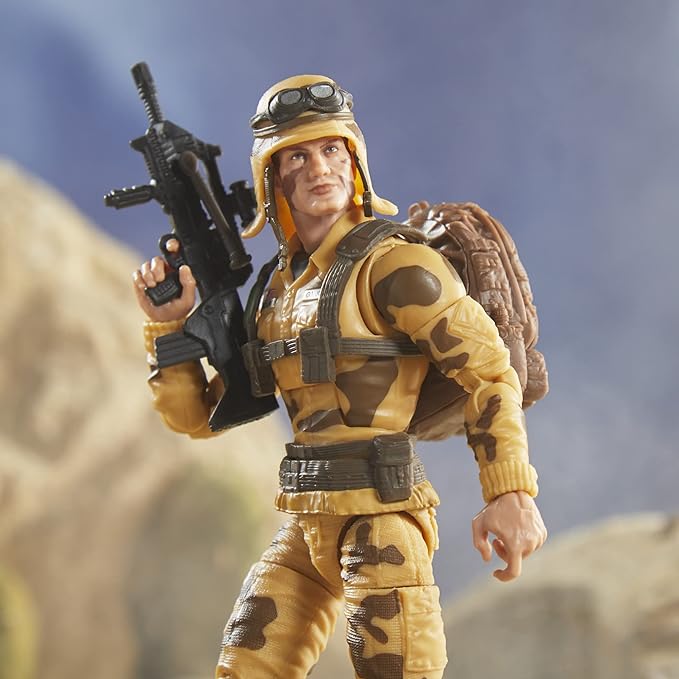 G.I. Joe Classified Series Dusty Action Figure 49 Collectible Premium Toys with Multiple Accessories 6-Inch-Scale with Custom Package Art - Figurio