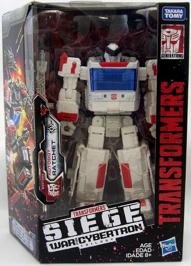 6 Inch Transformers Siege War for Cybertron Action Figure Deluxe Class - Ratchet Exclusive - Figurio