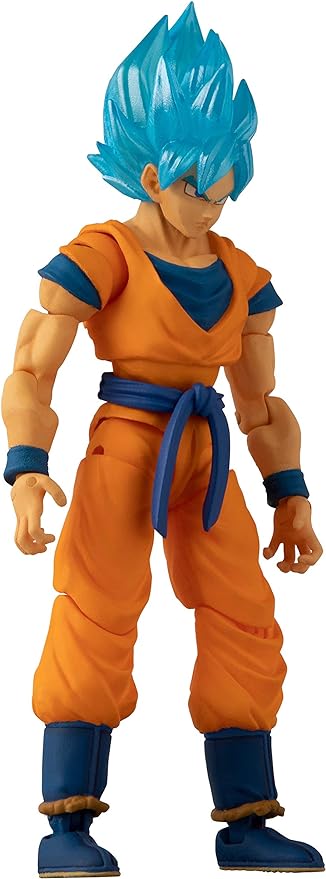 Bandai Namco - Dragon Ball Super - Super Saiyan Blue Goku, Dragon Ball Evolve 5" Action Figure - Figurio