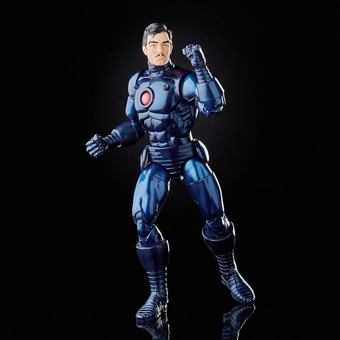 Marvel Hasbro Legends Series 6-inch Stealth Iron Man Action Figure Toy, Includes 5 Accessories and 1 Build-A-Figure Part, Premium Design and Articulation - Figurio